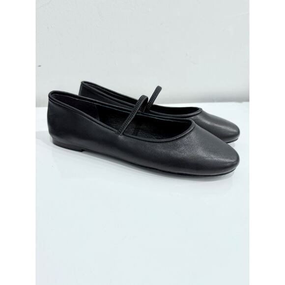Raye Jolie Leather Slip on Ballerina Flat Shoes Black Women's Size US  7.5 - Picture 5 of 8